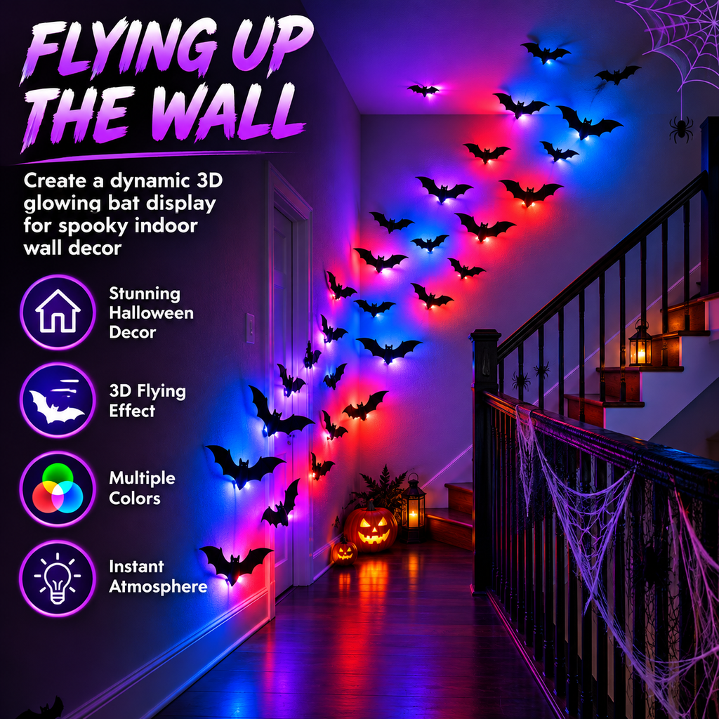 BatGlow™ | Spooky LED Halloween Neon Wall Light